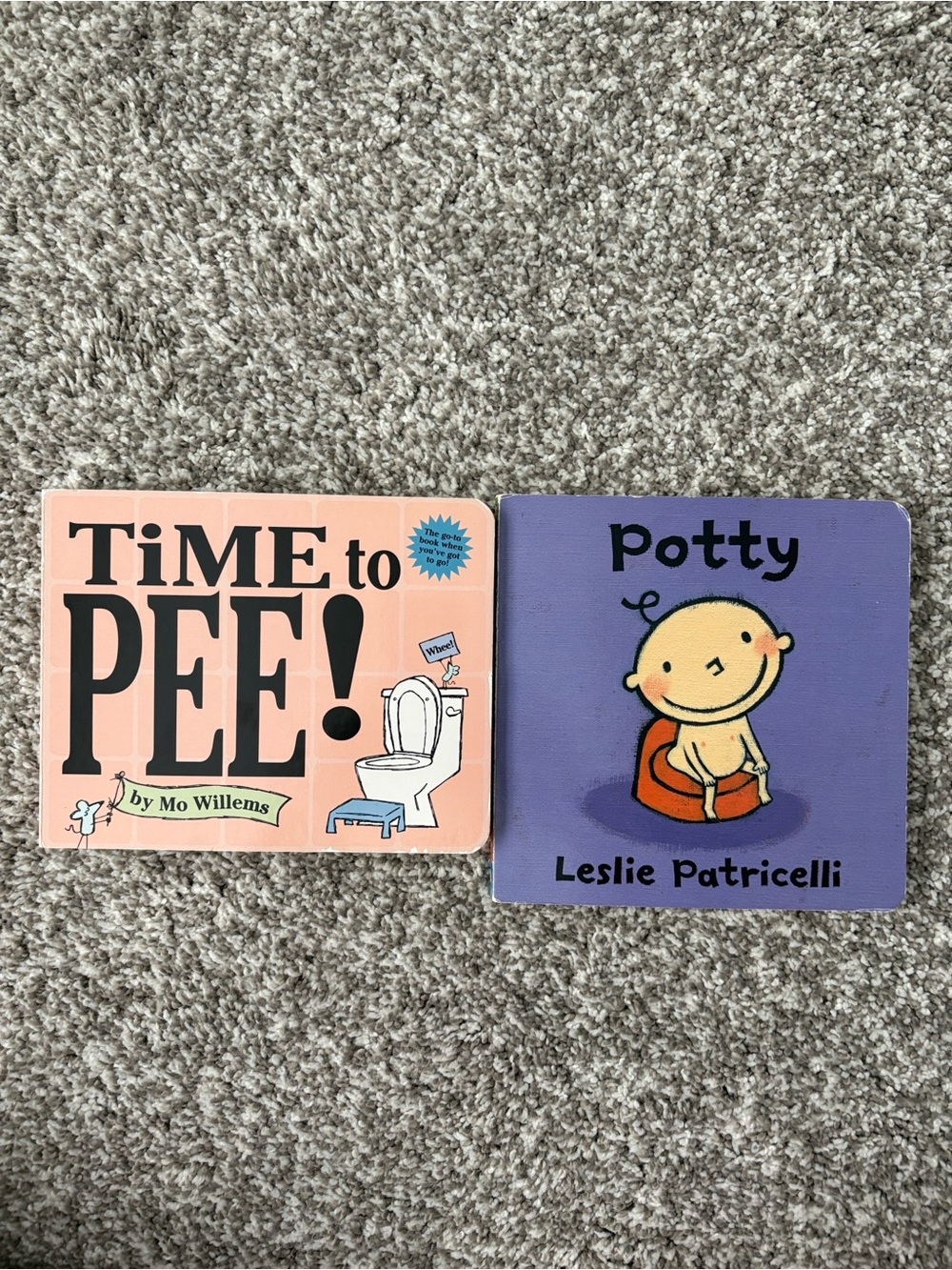 Potty Board Books by Mo Willems & Leslie Patricelli